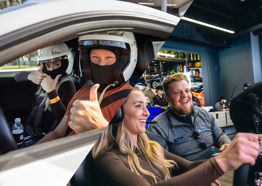 Racing simulators and driving experiences at The Motor Enclave